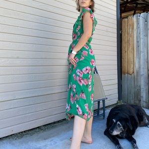 Midi floral dress